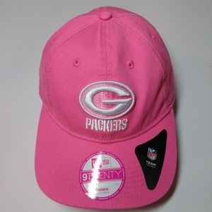 Green Bay Packers Pink Baseball Hat